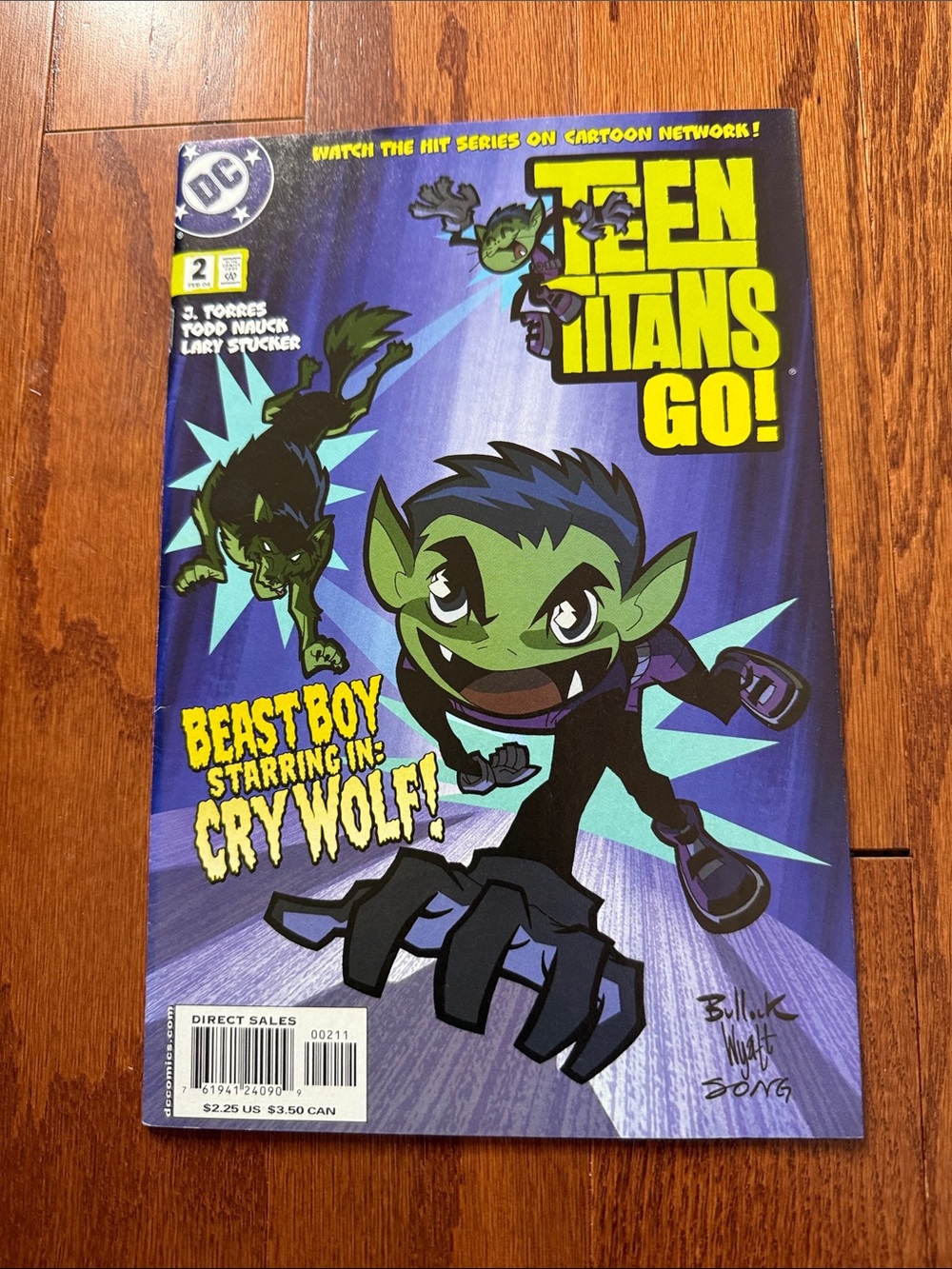Teen Titans Go #2 DC Comics 2004 Beast Boy Cry Wolf Cartoon Network